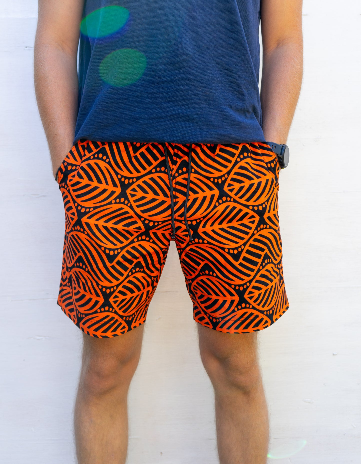 Orange Leaves Classic Shorts