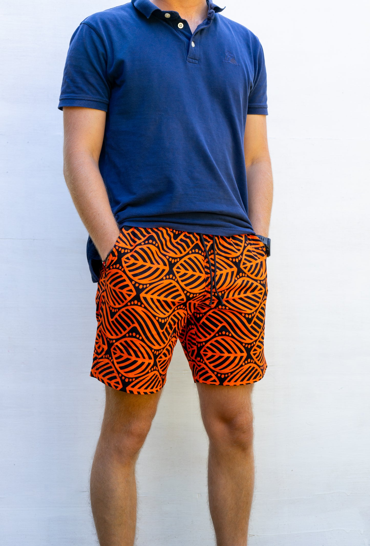 Orange Leaves Classic Shorts