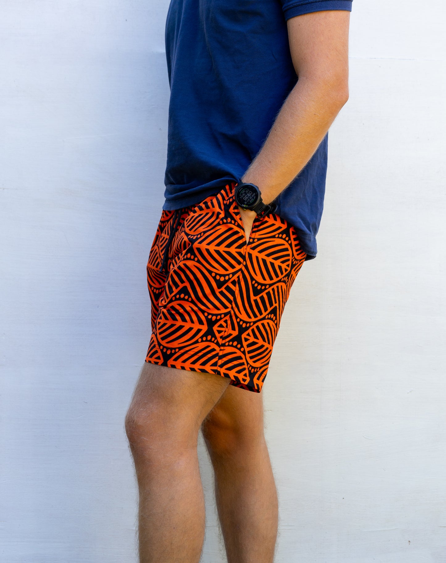 Orange Leaves Classic Shorts