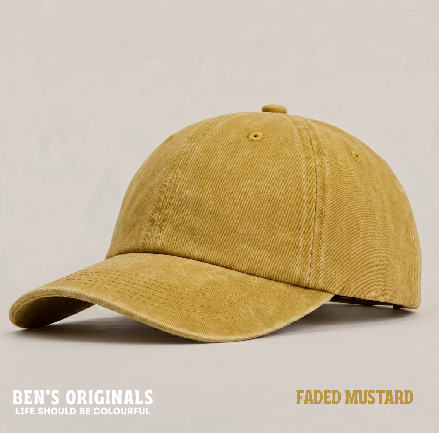 Customisable Faded Cotton Cap