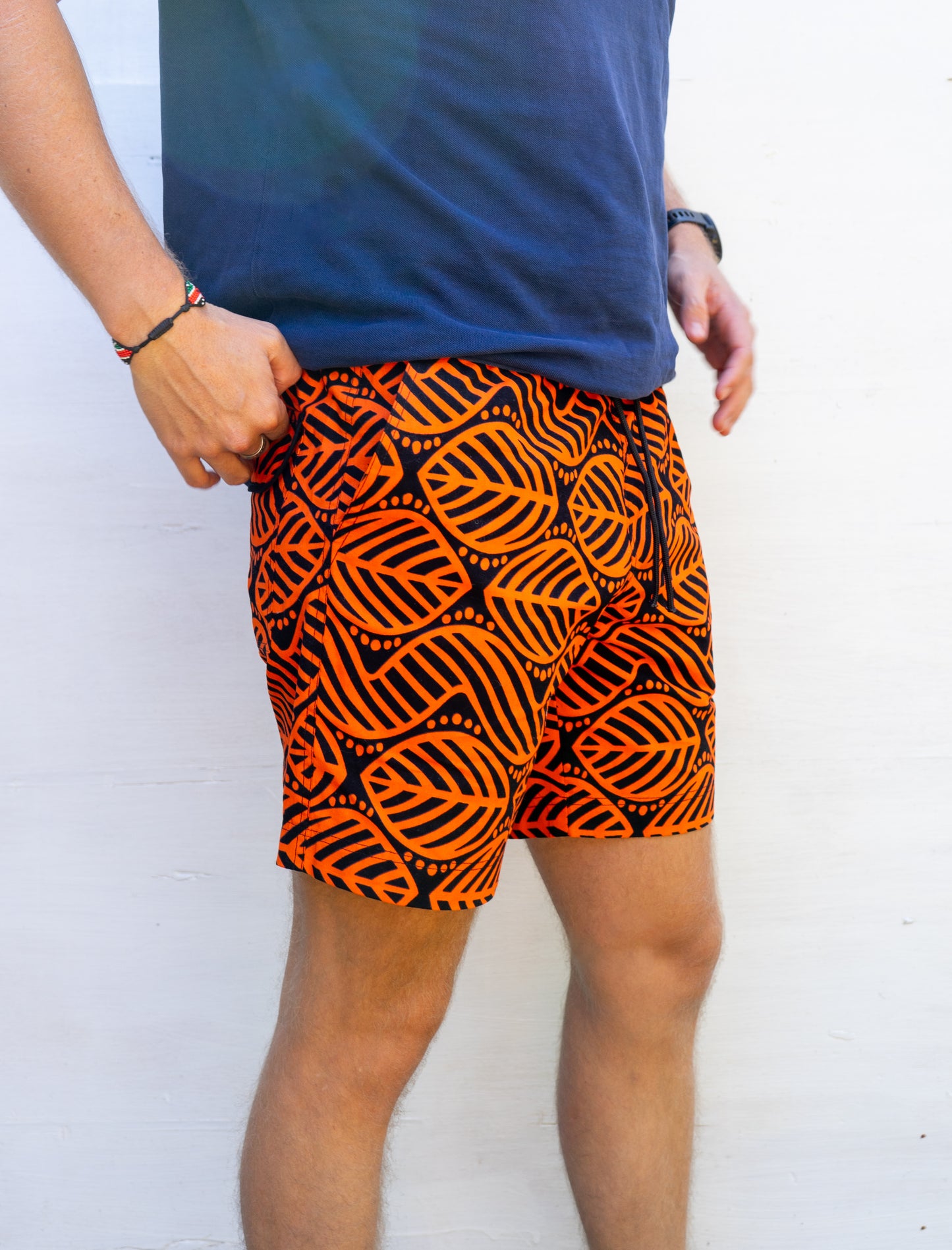 Orange Leaves Classic Shorts