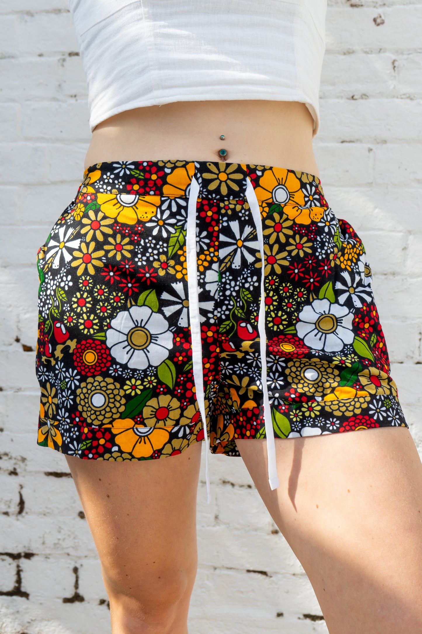 Wild Flowers Short Shorts