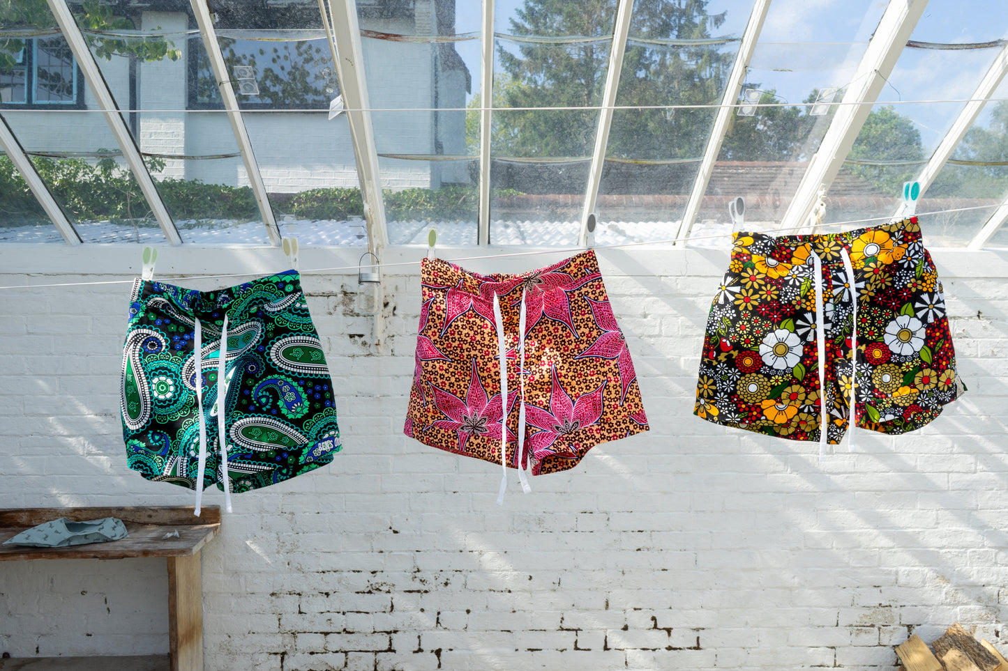 Wild Flowers Short Shorts