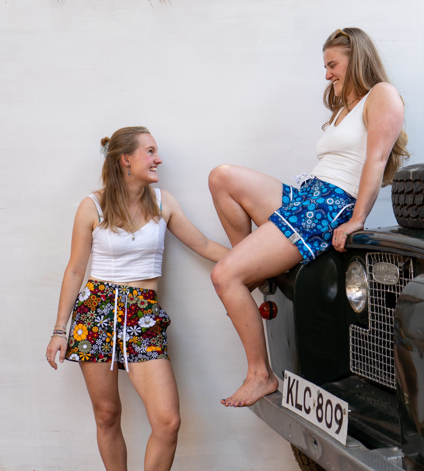 Wild Flowers Short Shorts