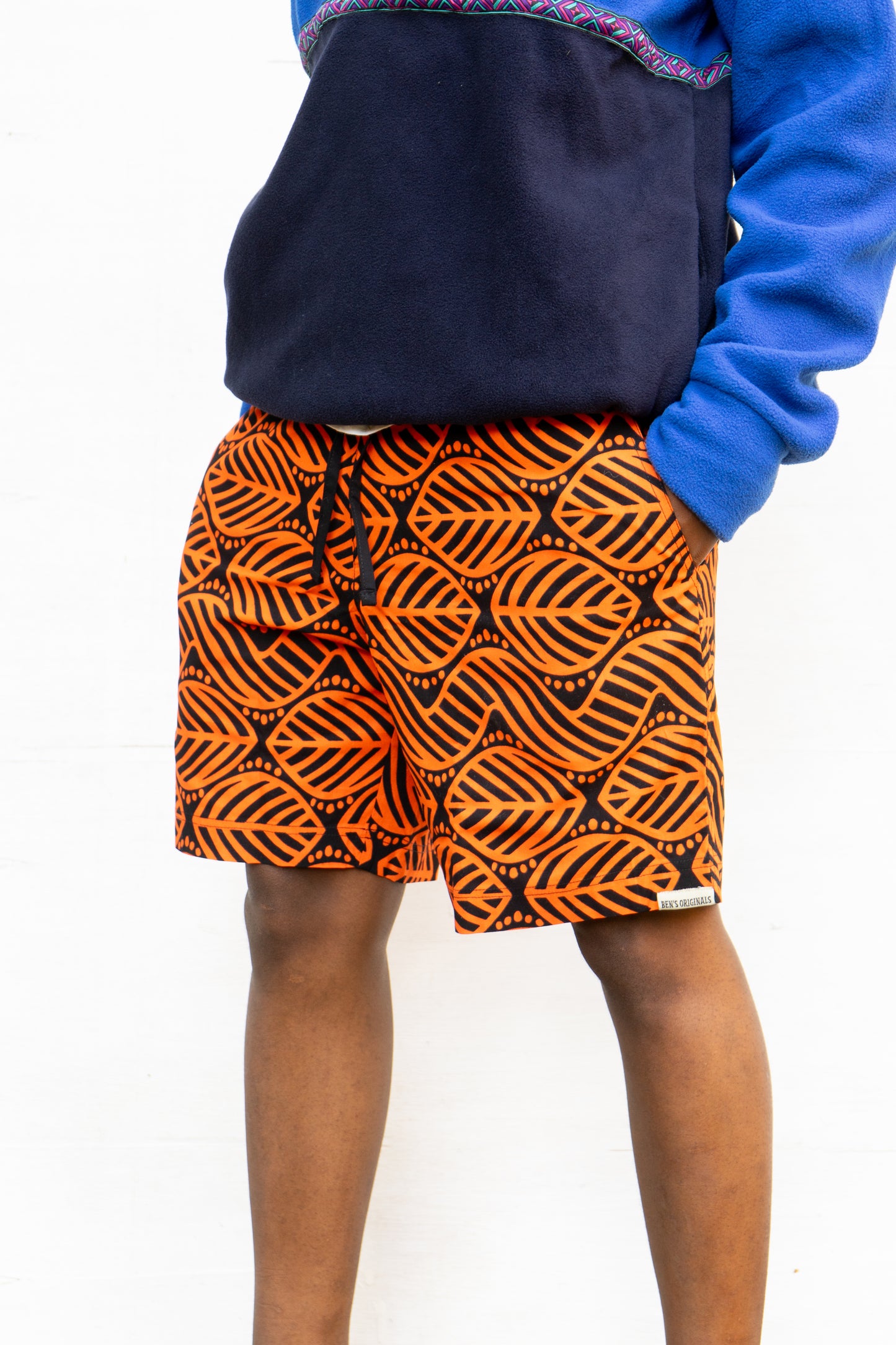 Orange Leaves Classic Shorts