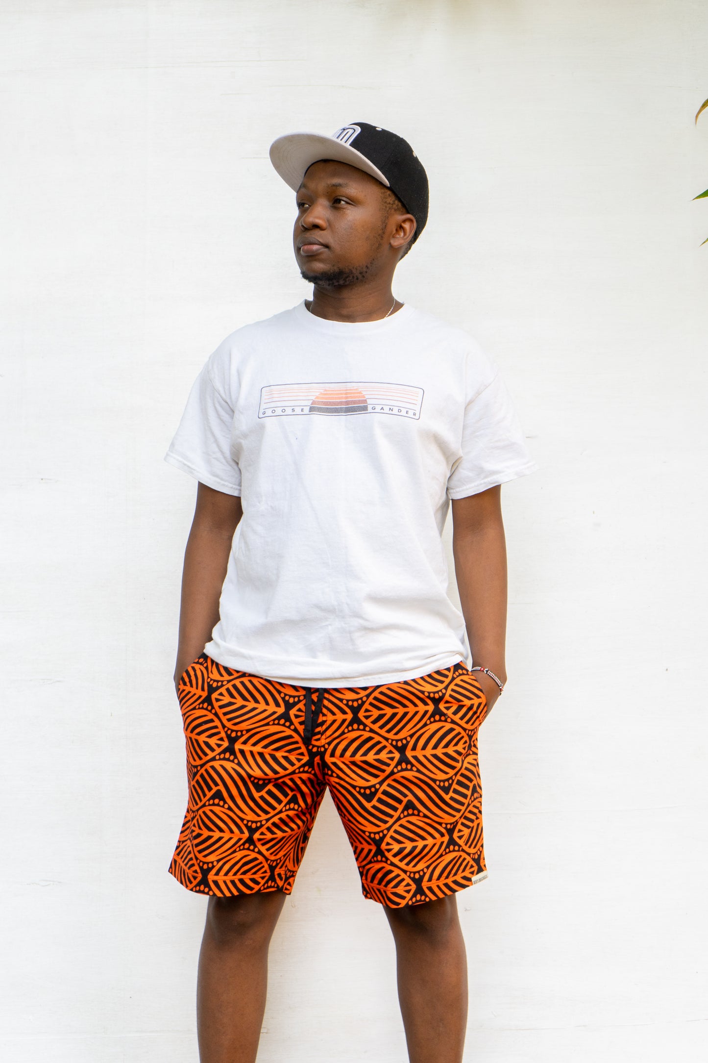 Orange Leaves Classic Shorts