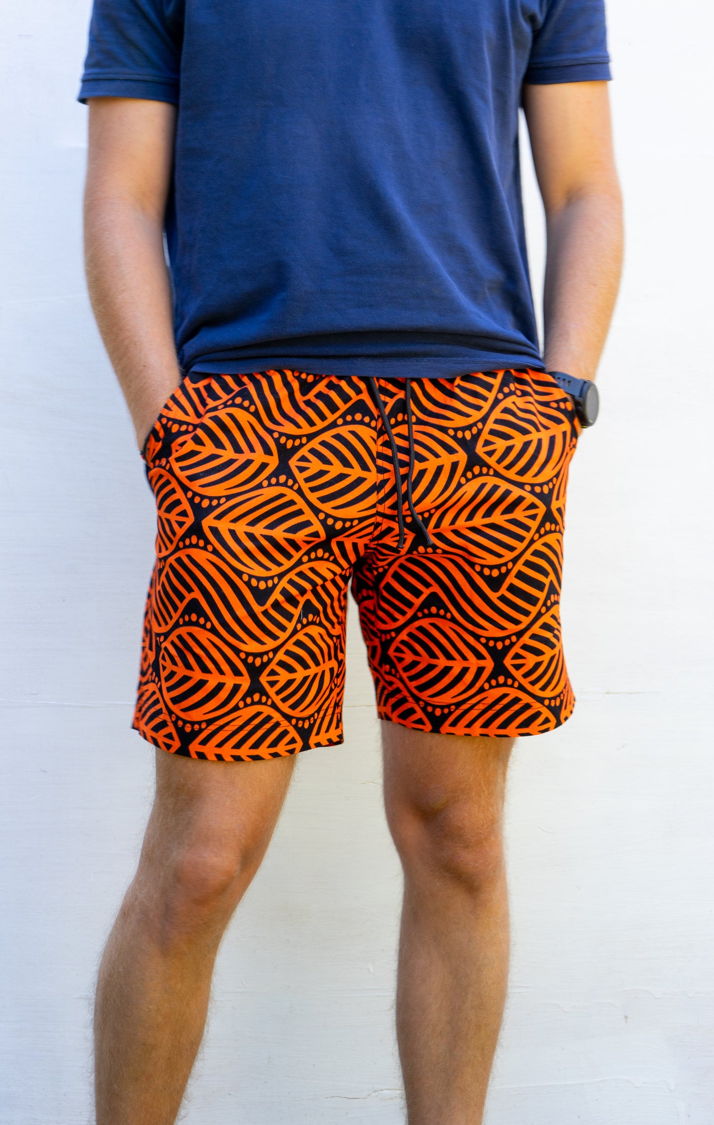 Orange Leaves Classic Shorts