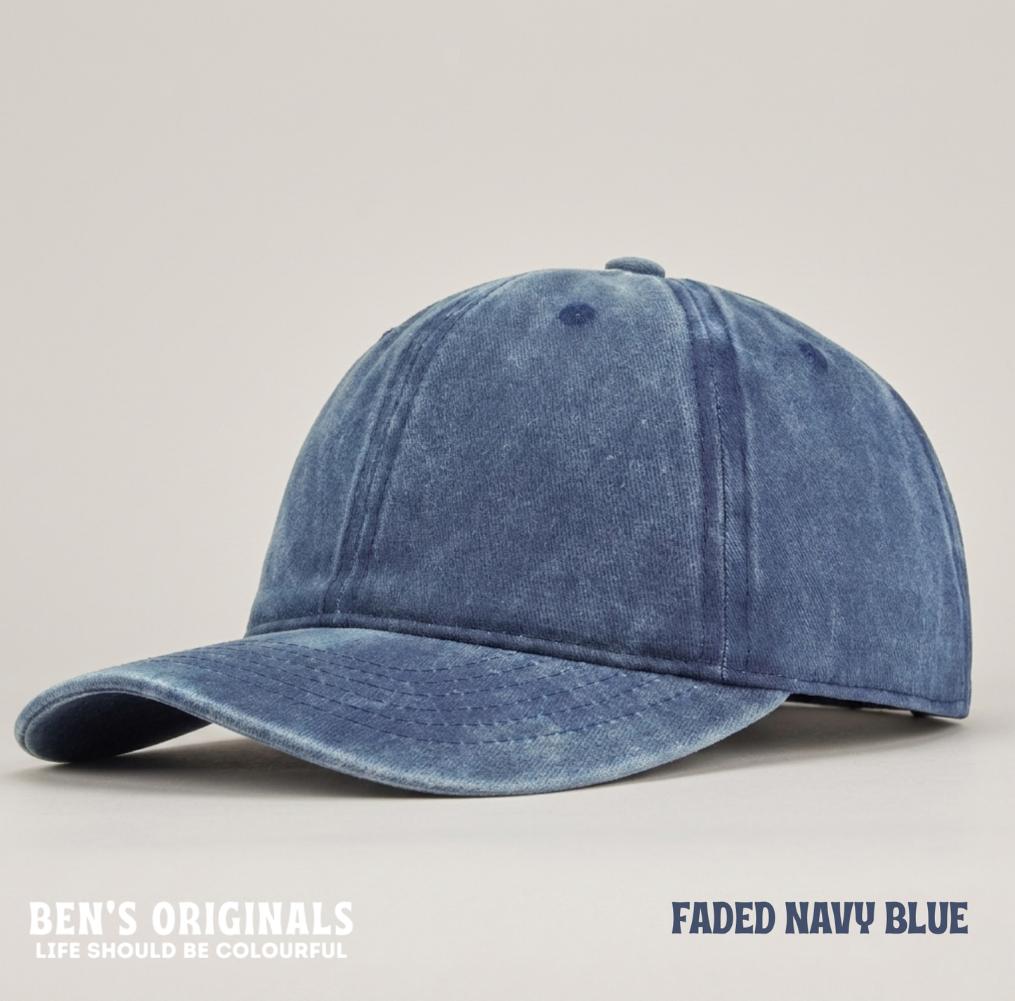 Customisable Faded Cotton Cap