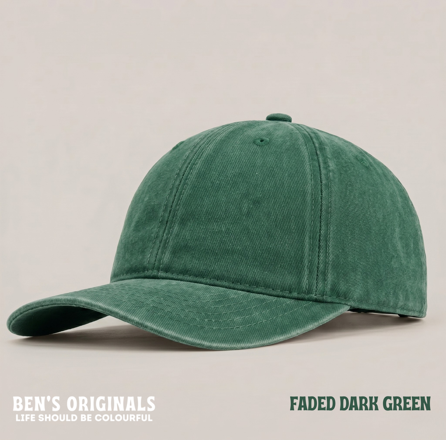 Customisable Faded Cotton Cap