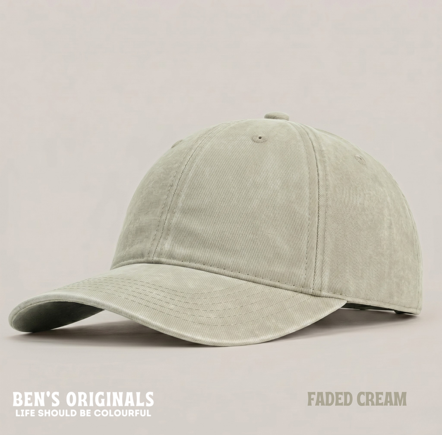 Customisable Faded Cotton Cap