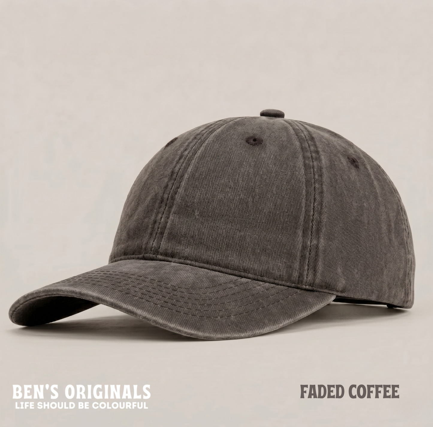 Customisable Faded Cotton Cap