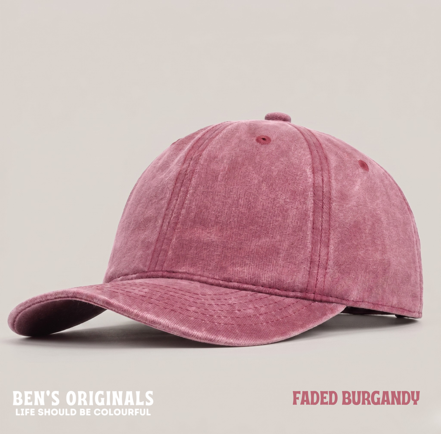Customisable Faded Cotton Cap