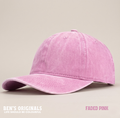 Customisable Faded Cotton Cap