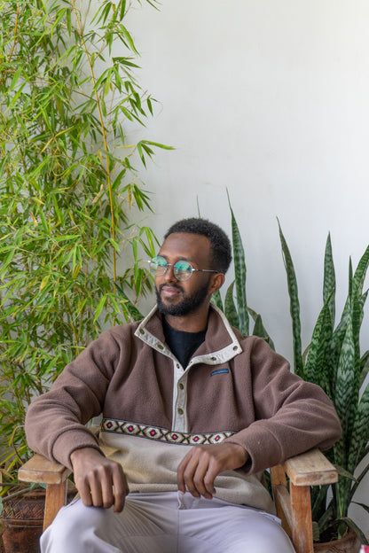 Brown & Beige Fleece