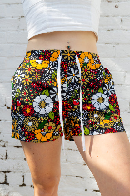 Wild Flowers Short Shorts