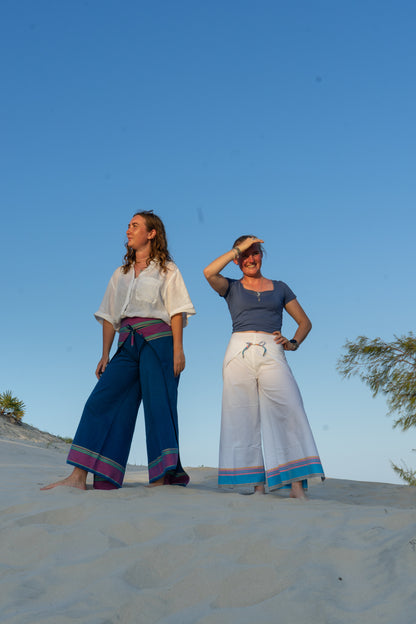 Blue Lamu Trousers