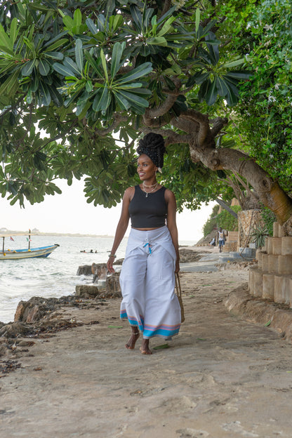 White Lamu Trousers