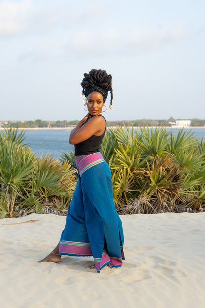 Blue Lamu Trousers